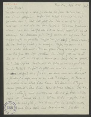 Brief an Rudolf Gödel von Gödel, Kurt